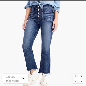 J.Crew Point Sur 10" high-rise demi-boot jean